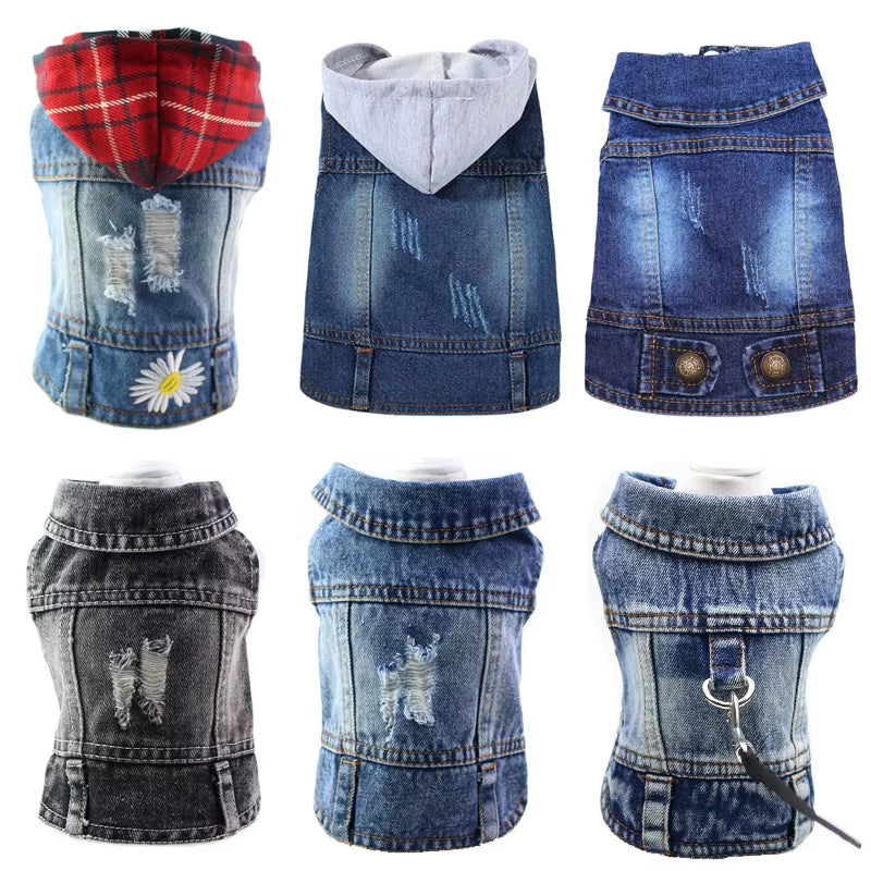 PawVibe Denim Jacket – Cool & Comfy Jean Style for Trendy Pups